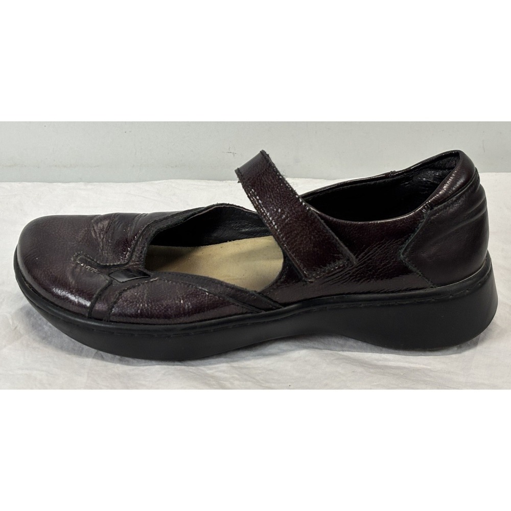 Naot Patent Leather Mary Jane Shoes Women's 39 US 8 Purple Hook And Loop Comfort